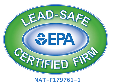 EPA Lead-safe Certified logo - NAT-F179761-1